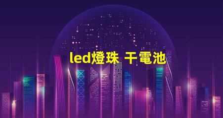 led燈珠 干電池